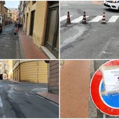 Una città in ostaggio dei cantieri, ora gli asfalti toccano il cuore di Porto Maurizio