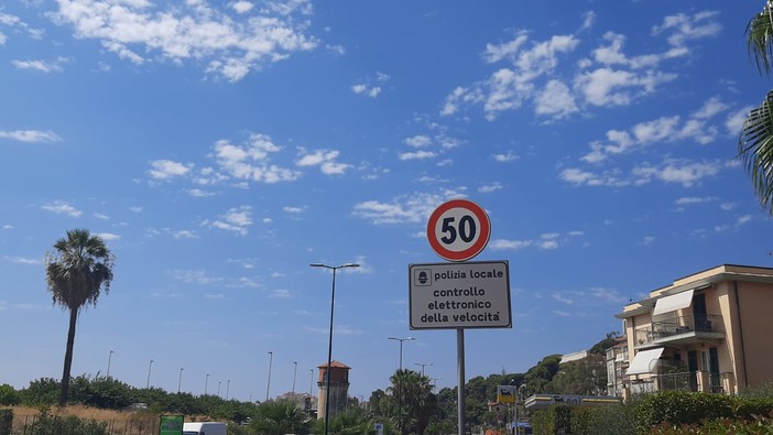 Imperia, autovelox sull'Argine sinistro spostato sul lungomare Vespucci