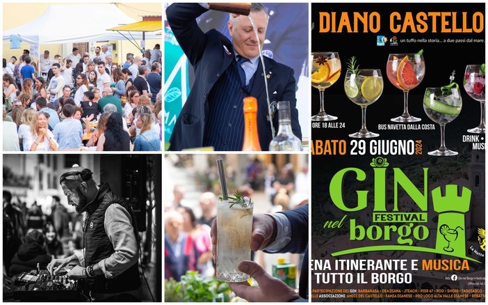 A Diano Castello la seconda edizione di Gin nel Borgo Festival
