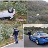 Auto fuori strada a Montegrazie, ferite madre e figlia