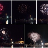 I fuochi di San Giovanni illuminano il cielo di Imperia (foto)