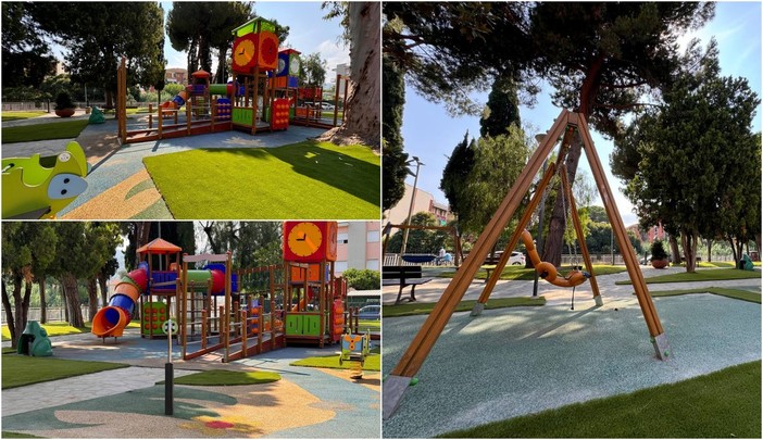 Diano Marina, riapre il parco giochi di via Campodonico