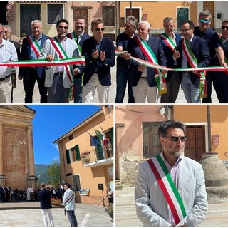 Cosio d'Arroscia, inaugurata la riqualificata piazza della Chiesa