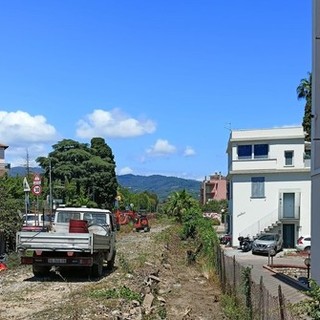 Chiude la strada che costeggia via Gaggero a Diano Marina per la pista ciclabile