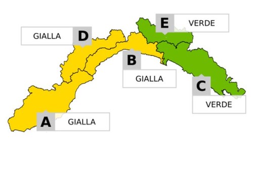 Maltempo in arrivo, scatta l'allerta gialla per temporali