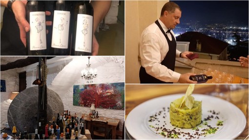 Serate con degustazione Aspi, una cena al ristorante Olivapazza di Cipressa