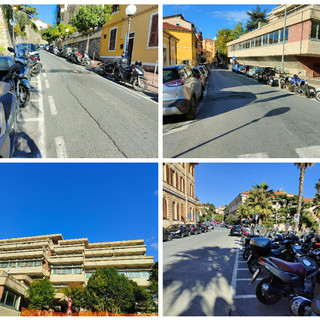 Imperia, studenti in protesta: &quot;Troppo pochi parcheggi gratuiti, il Comune ci dia un pass per le strisce blu&quot; (foto)