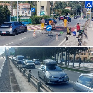 Nuovo attraversamento pedonale rialzato in Garbella a Porto Maurizio