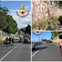 San Lorenzo al Mare, incidente sulla via Aurelia: due feriti (foto e video)