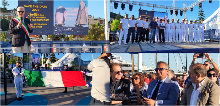 Vele Imperia, le regine del mare salutano calata Anselmi e tornano il 3 settembre 2025 (foto e video)