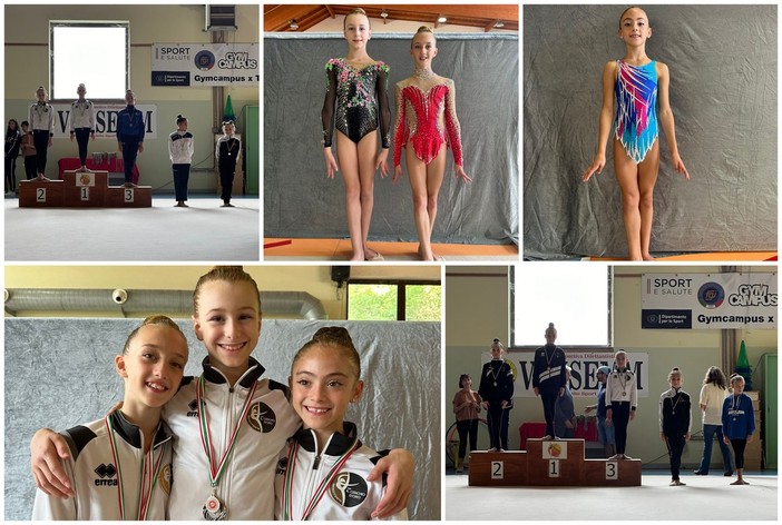 Le &quot;farfalle&quot; del Cerchio d'oro ai campionati regionali di ginnastica ritmica