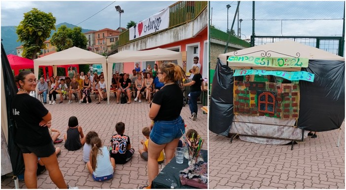 Aurigo, al campo sportivo la festa conclusiva della scuola estiva