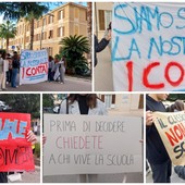 Contro il trasferimento del Classico la protesta studentesca per le vie di Imperia