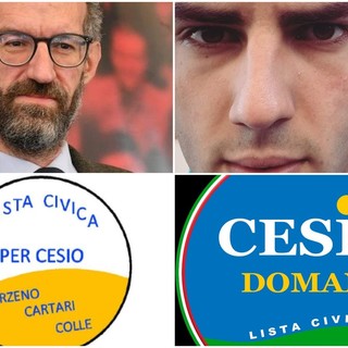 Cesio, due liste ai nastri di partenza