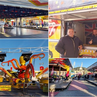 Nuova casa per il Luna Park di Imperia che resta una delle attrazioni più frequentate durante le feste (foto)