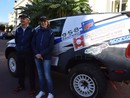 Il pilota dianese Luciano Carcheri con Fabrizia Pons alla Dakar: la presentazione al Casinò