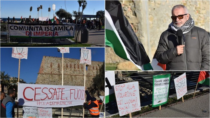 Un corteo per la pace e per fermare la guerra tra Israele e Palestina   (foto e video)