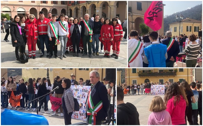 Gli studenti Istituto comprensivo G. Gabrielli di Pontedassio ricordano le vittime innocenti delle mafie (foto)