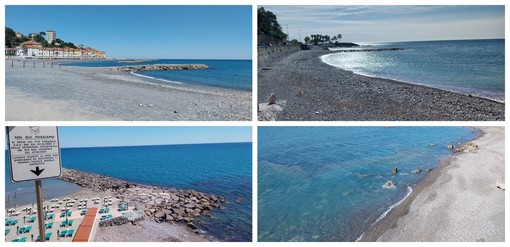 Imperia, ultimi ritocchi nelle spiagge libere prima dell'avvio della stagione balneare