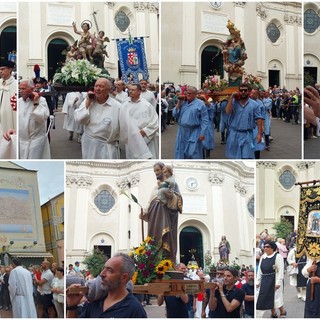 Festa di San Giovanni, la tradizionale processione per le vie del centro di Oneglia (foto e video)