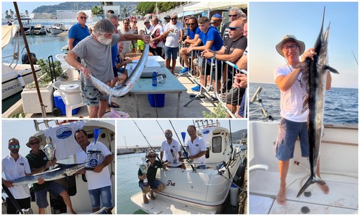 A Diano Marina la gara organizzata dal Gruppo pesca sportiva e il “Memorial Danilo e Maurizio Martino” (foto)