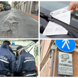 Imperia, multe. Il Comune spera in due milioni: la metà per vigili urbani, buche e telecamere