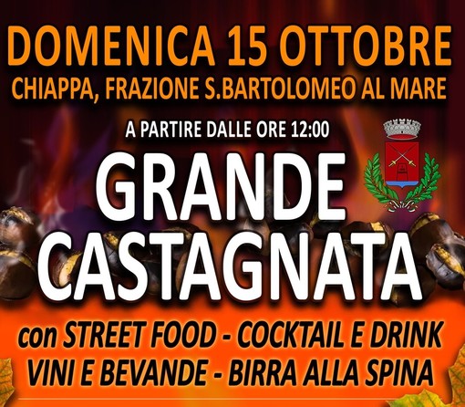 San Bartolomeo, domenica 15 ottobre la seconda castagnata di Chiappa