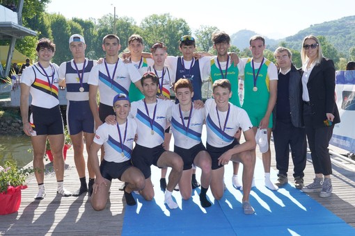 2° Meeting Nazionale a Piediluco: Ramella d’oro e di bronzo, vince il 4 di coppia Under 19 del Rowing