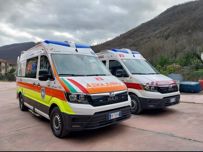 Due nuove ambulanze per garantire i soccorsi nell'entroterra