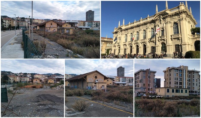 Imperia, il parco merci dell'ex stazione di Oneglia caso studio per gli studenti del Politecnico di Milano