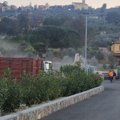 Imperia, demoliti i capannoni Edilcantieri di via Ballestra al Prino