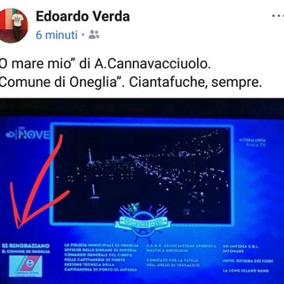 Imperia: l'epic fail della produzione di 'O mare mio che ringrazia il Comune e la polizia municipale di Oneglia