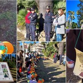 I bambini dell'Istituto Littardi celebrano l'albero monumentale dei giardini della Provincia (foto e video)