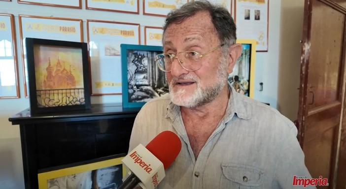 Il mondo di Flavio Brunetti in mostra al Circolo Parasio (video)