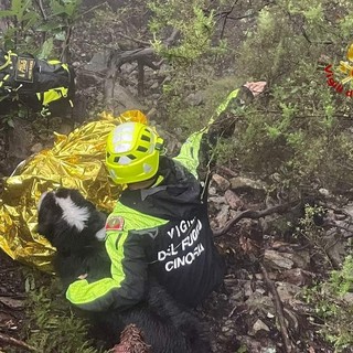 Ritrovato dal vigile del fuoco imperiese Denis Bianchi il fungaiolo disperso nei boschi di Arenzano