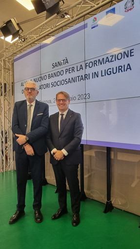 Formazione e Sanità: 20 corsi per 600 nuovi OSS. Scajola e Gratarola: &quot;Accolte le necessità di un intero settore per creare nuovi posti di lavoro&quot;