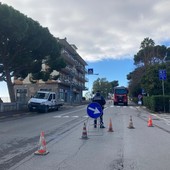 Imperia, via ai lavori di asfaltatura in viale Matteotti: viabilità modificata