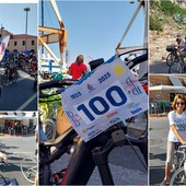 Imperia in bicicletta, la speciale edizione dedicata al Centenario della città (foto e video)