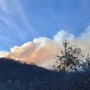 Incendio boschivo tra Colle d'Oggia e San Bernardo di Conio:  in azione Canadair ed elicottero