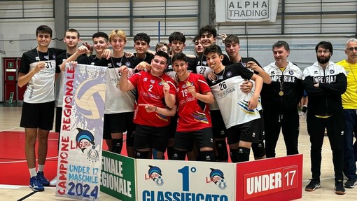 L’Under 17M dell’Imperia Volley campione regionale