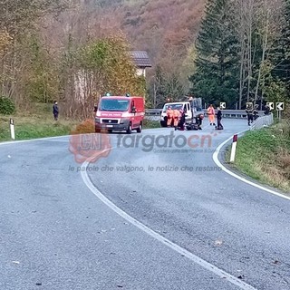 Incidente sulla statale 28 tra Ormea e Ponte di Nava: grave motociclista ventenne