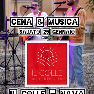 All'albergo ristorante Il Colle a Nava una serata musicale