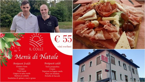 L'albergo ristorante Il Colle a Nava è pronto a festeggiare il Natale