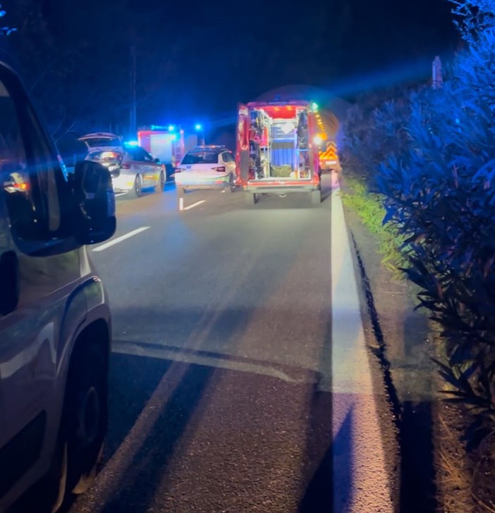 Inferno in galleria Gorleri, i ringraziamenti degli &quot;autisti&quot; all'equipaggio della Croce Rossa di Imperia