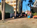 Diano Marina, incendio ai bagni 'Gabriella': a fuoco una parte dello stabilimento