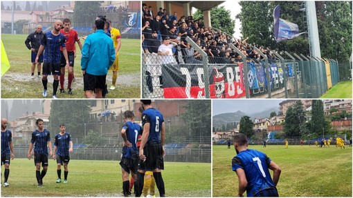 Calcio. Serie D, a Imperia vince la pioggia: macht col Ligorna sospeso sullo 0-1 al '51 (foto e video)