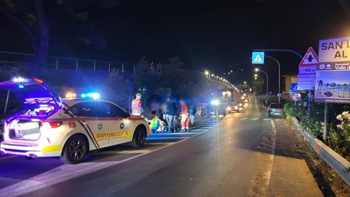 Incidente a San Lorenzo al Mare, in ospedale due giovani motociclisti