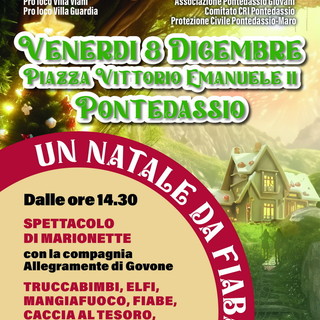 Un Natale da fiaba a Pontedassio: la festa di tutte le associazioni per i bambini