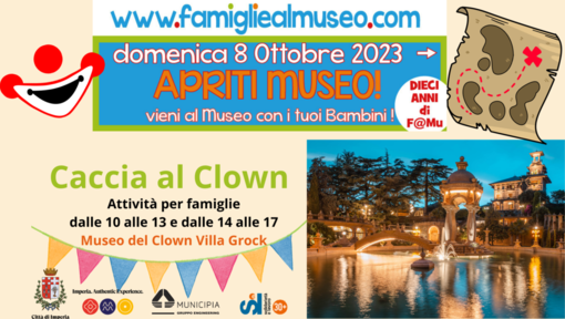 Giornata delle Famiglie in museo, le iniziative in programma a Imperia