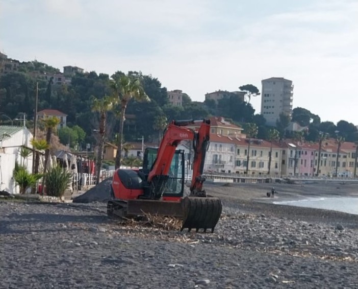 Imperia, al via i lavori di livellamento e pulizia delle spiagge pubbliche